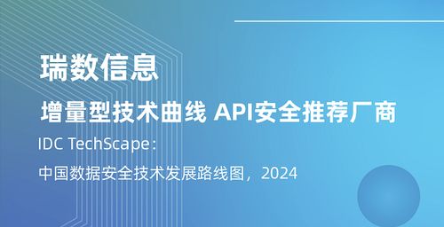 瑞數(shù)信息再度入選IDC中國數(shù)據(jù)安全技術(shù)發(fā)展路線圖，引領(lǐng)API安全新紀(jì)元